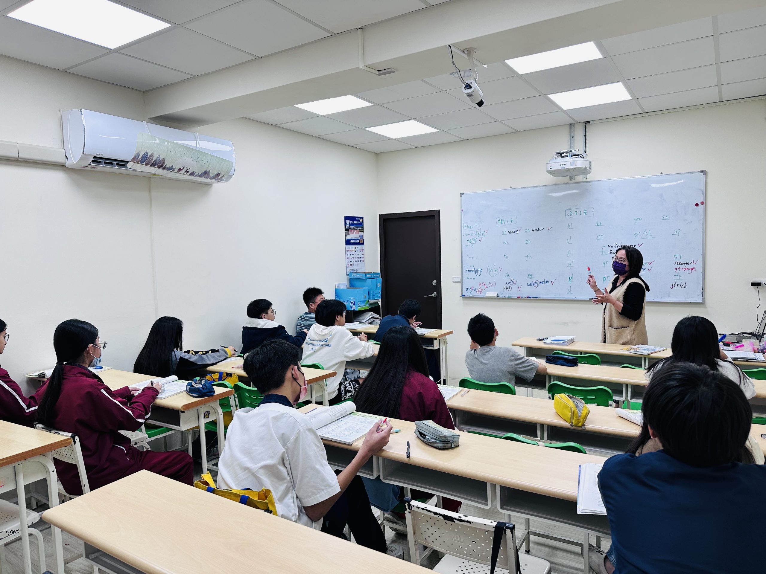 全民英檢班上課過程