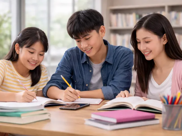 學生一起準備全民英檢英語課程